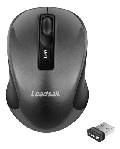 Leadsail - Mouse Inalambrico Para Computadora, 2.4 G, Portat