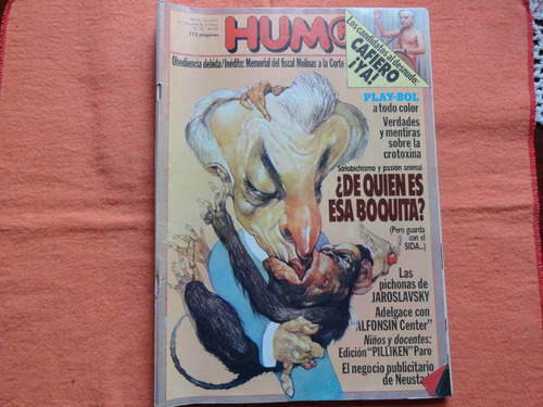 Revista Humor - Nro.202 - 1987 - Obediencia Debida-paez-sola