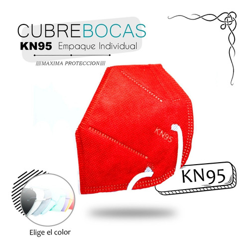 Lote Mayoreo Cubrebocas Kn95 100pc Reutilizables Certificado