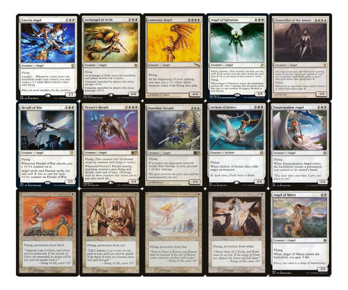 Angel Commander Deck Custom Built Elite Mtg Edh 100 Card