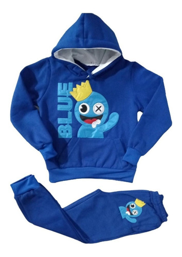 Conjunto De Sudadera Y Pants Personaje De Videojuego Blue