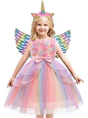 Unicornio Princesa Niña Vestidos De Fiesta