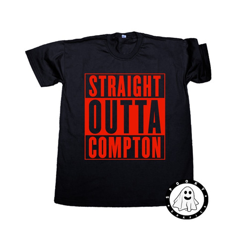 Remera Nwa Straigh Outta Compton Unisex Algodón Rap Hip-hop