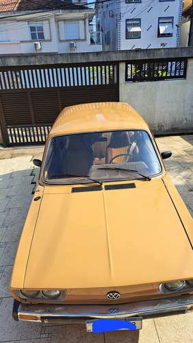 Vw Variant Ii, 1978, Marrom Saveiro, Selada Vidros Originais
