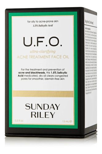 Sunday Riley U.f.o. Aceite Tratamiento Para Acné 15ml Tipo de piel Todo tipo de piel