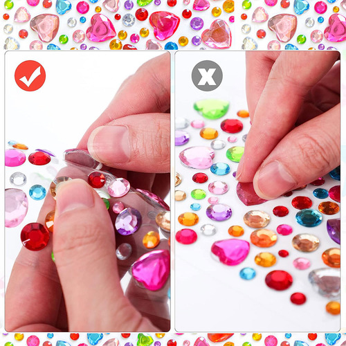 Pegatinas Con Gemas, Diamantes De Imitación, Adornos De Gema