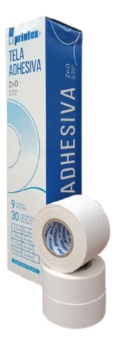 Tela Cinta Adhesiva Printex Oxido Zinc 2.5cmx9 Mts 12 Rollos