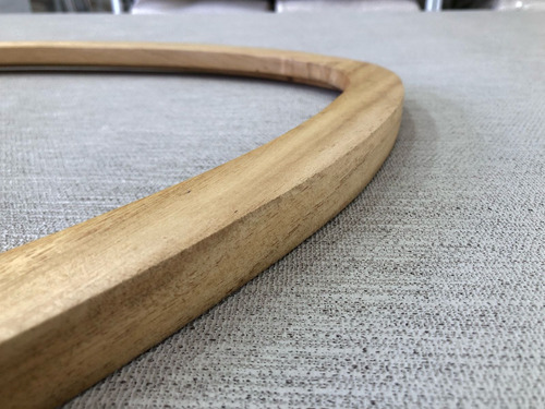 Marco De Madera Para Espejo Irregular Puas Set X 2 Unicos Natural Kiri