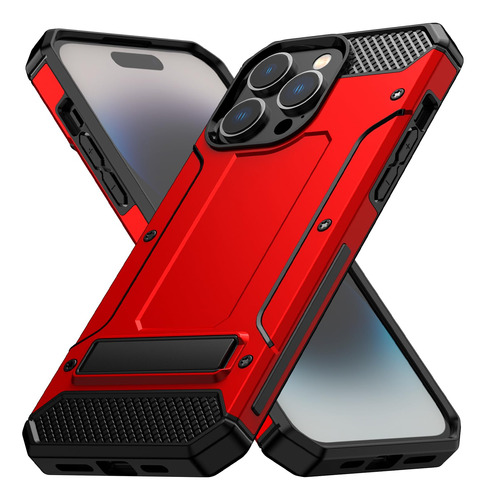 Mmhuo Funda Para iPhone 14 Pro Max, Funda De Doble Capa De P