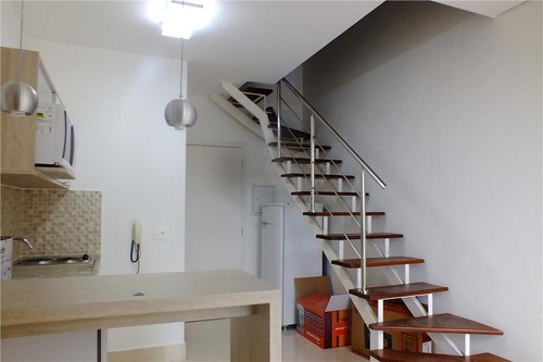 Imagem 5 de 26 de Flat Impecável Para Locação No Brooklin I Duplex I 1 Suíte I 1 Vaga I 47m² - Fl0593