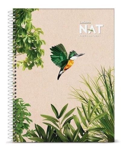 Imagen 2 de 3 de Ledesma NAT A4 70 hojas rayadas 1 materias unidad x 1 29cm x 22cm ledesma nat