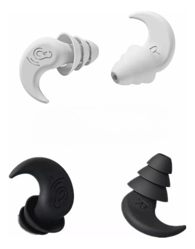 Tapones De Oído De Silicona Para Dormir Y Natación, 2 Pares