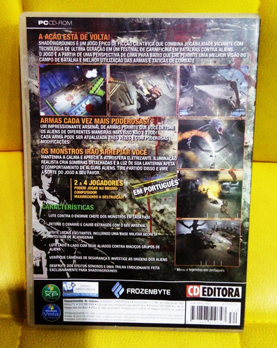 Computador Pc Game Shadow Grounds Jogo