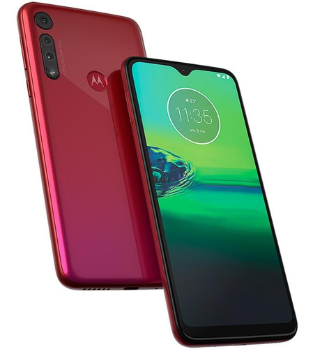 Smartphone Motorola Motog8 Play 32gb Câmera Tripla Vermelho
