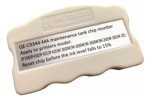 Chip Resetter Caixa De Manutenção Epson  C9344 L5590