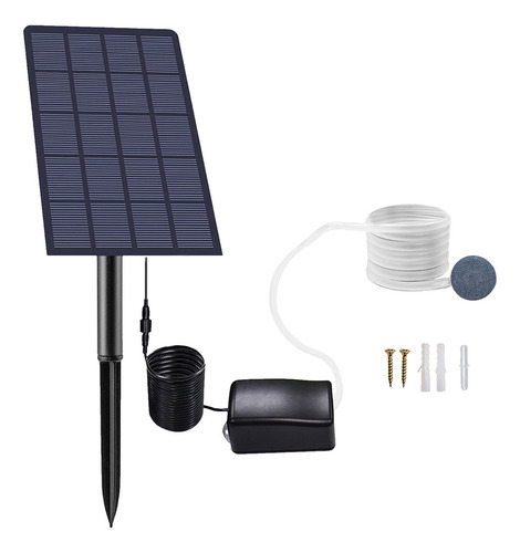 Bomba De Oxígeno Solar Enchufable De 2w For Acuario