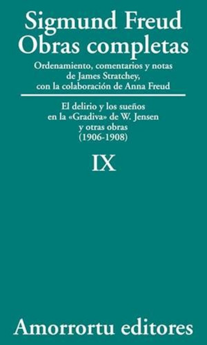 Sigmund Freud - Obras Completas Tomo 9 Amorrortu