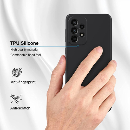 Imagen 5 de 8 de Carcasa Para Samsung Galaxy A33 5g Silicon Protector Cámara