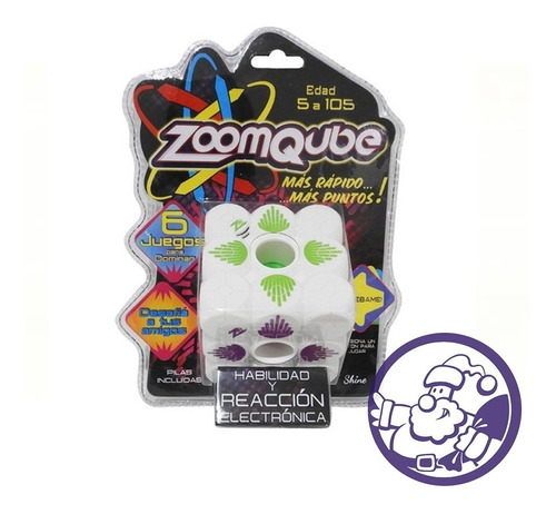 Zoomqube Cubo Con Luz Y Sonido Juego Habilidad Y Reacción