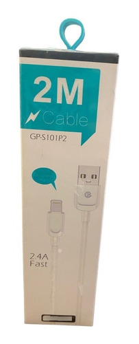 Cable Cargador Para iPhone, 2 Metros, 2.4ah Carga Rapida