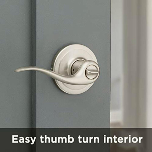 Kwikset Tustin Palanca De Baño, Nulo, Níquel Satinado