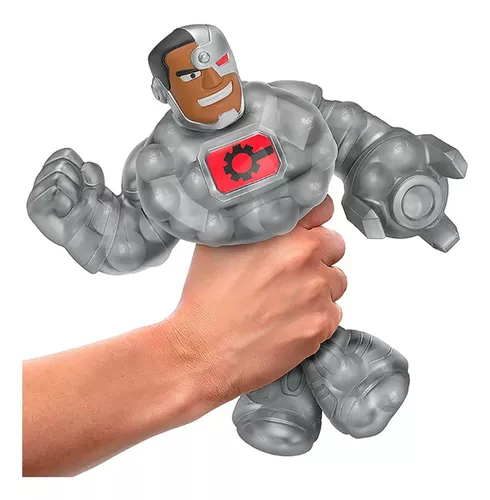 Boneco Elástico que Estica Cyborg - Goo Jit Zu DC - Shop Macrozao