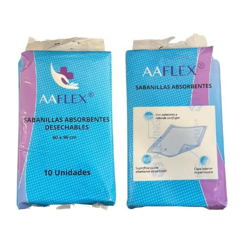 Sabanillas Absorbentes Aaflex 60x90cm 10 Unidades