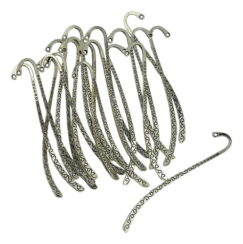 40x De De Plata Antigua W Gancho Diy Accesorios Para Libros
