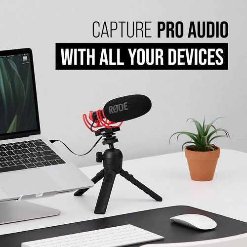 Escopeta Microphone Rode Videomic Ntg Con Soporte Para Cámar