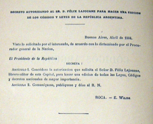 Códigos Y Leyes Usuales De La República Argentina 1889