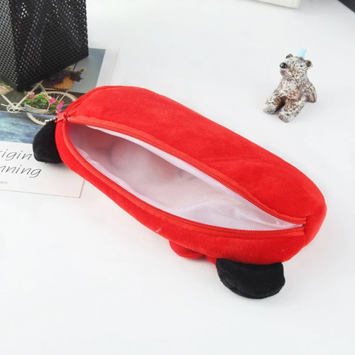 Bolso Cosmetiquera Lapicera Kawaii Cute Color Blanco