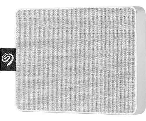 Seagate 1tb One Touch Usb 3.0 External Ssd (white Woven Fabr