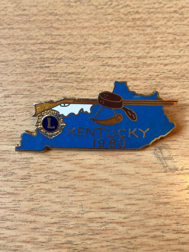 Pin Club De Leones Kentucky 1980 Espectacular!!!