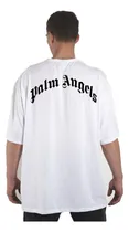 Comprar Remera Blanca Oversize - Palm Angels - Algodon Premium Moda