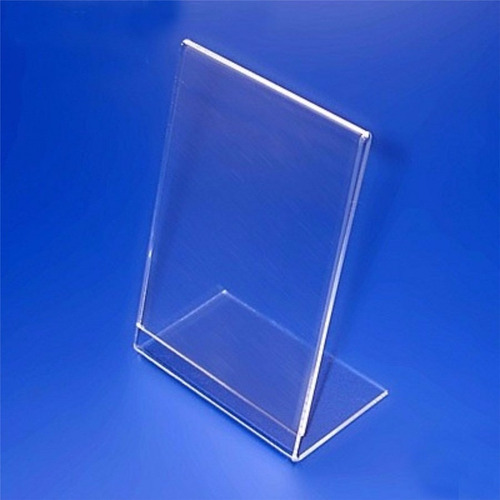 Display Expositor Acrílico 10x15cm 10pç Balcão Mesa Cardápio
