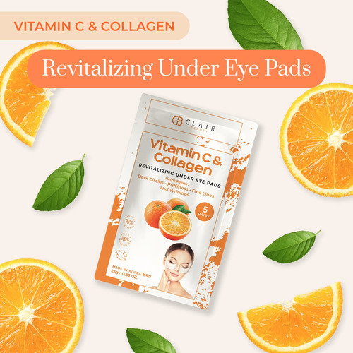 Clear Beauty Parches De Vitamina C Y Colgeno Para Debajo De