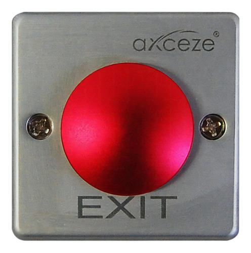 Botón Liberador Compacto Tipo Hongo Con Base Color Rojo