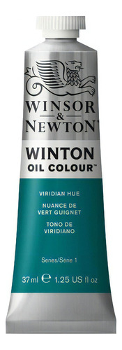 Tinta Óleo Winton 37ml Winsor & Newton Unidade Cor Do Óleo 696 Viridian Hue