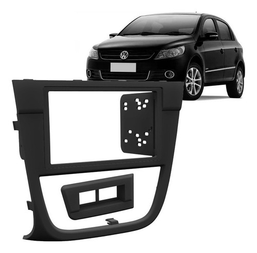 Moldura Painel 2din Gol G5 Voyage Saveiro G5 Para Dvd 2 Din