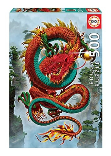 Puzzle El Dragon De La Buena Fortuna 500 Piezas Educa Dgl