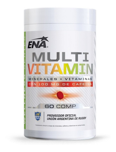 Multivitamin Ena Vitaminas Minerales Cafeína 