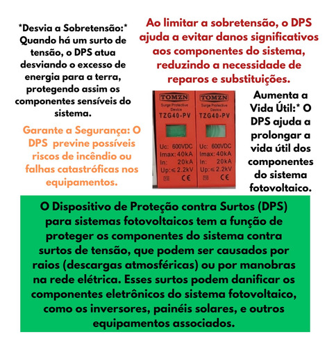 Quadro Stringbox Solar Tomzn 1 Entrada 1 Saída C/ Disjuntor