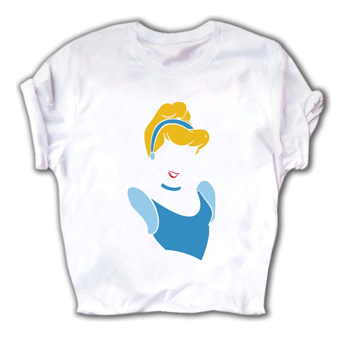 Playera De Princesa Silueta Cenicienta