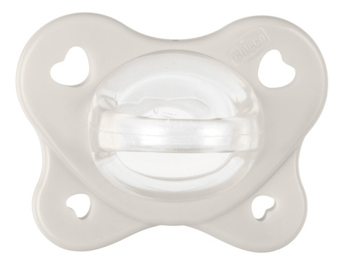 Chupete Physio Dual Soft De Silicona 2-6m Azul Color Celeste Y Blanco Período De Edad 2-6 Meses