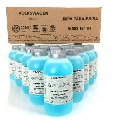 Kit Com 10 Limpa Vidro Aditivo Parabrisa Original Volkswagen