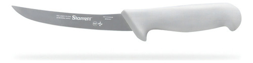 Cuchillo para deshuesar Starrett Bkw106-5 de acero inoxidable, estrecho y curvo, color blanco