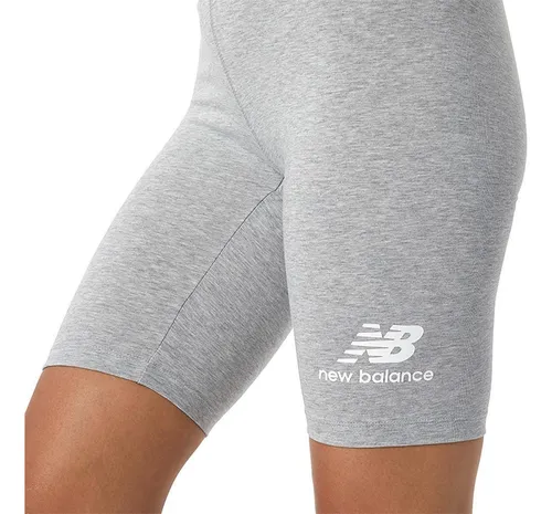 Short New Balance Essentials Para Mujer-gris Claro