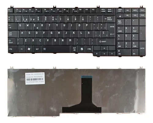 Teclado Toshiba Satellite L350 L355 A500 A505 L500 L505 Negro Español Latinoamérica