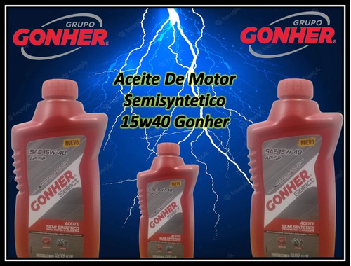 Aceite De Motor Semisyntetico 15w40 Gonher  