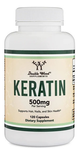 Double Wood Supplements | Keratin | 250mg | 120 Capsules